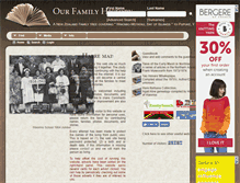 Tablet Screenshot of boxallfamily.org